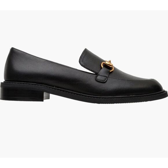 Lisa Vicky Zany-V Loafers Black Sheep Nappa Leather Women Size 8 M - Picture 5 of 7